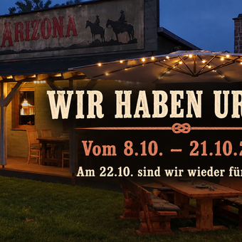 Wir haben Urlaub – vom 8. bis 21. Oktober 2026